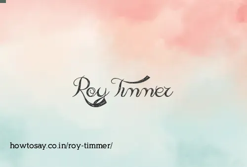 Roy Timmer