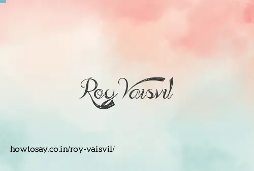 Roy Vaisvil