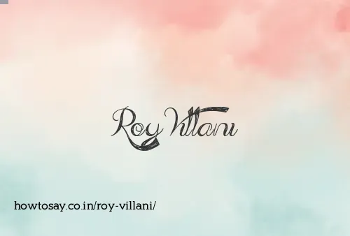 Roy Villani