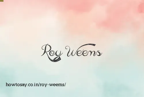 Roy Weems