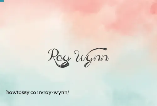 Roy Wynn
