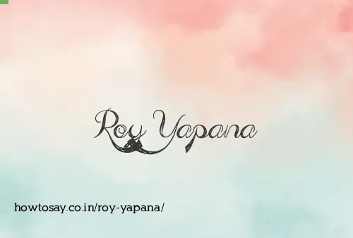 Roy Yapana