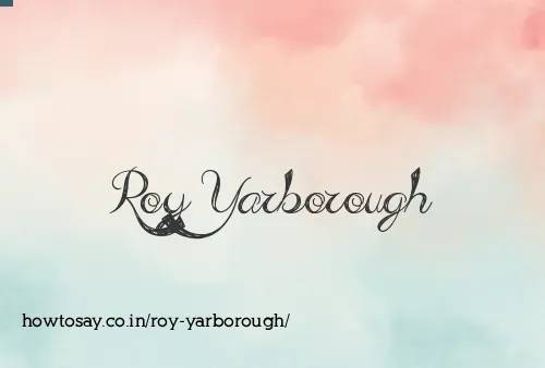 Roy Yarborough