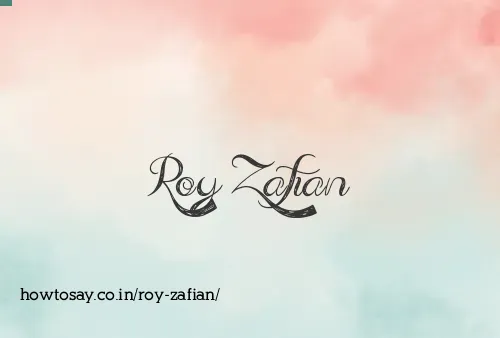 Roy Zafian