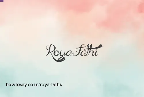 Roya Fathi