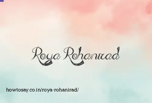 Roya Rohanirad