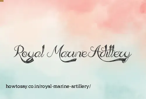 Royal Marine Artillery
