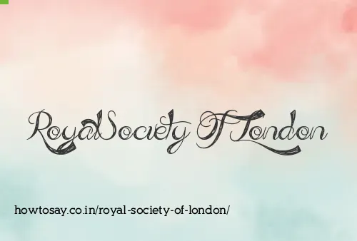 Royal Society Of London