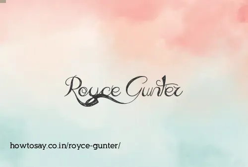 Royce Gunter