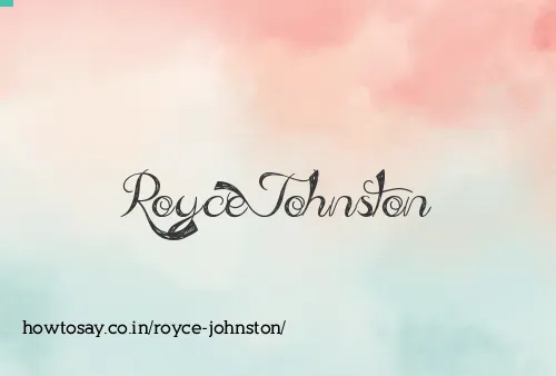 Royce Johnston