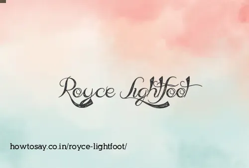 Royce Lightfoot
