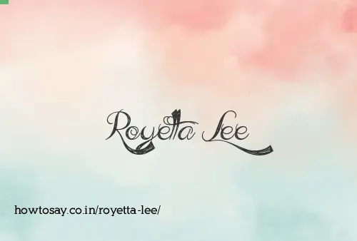Royetta Lee