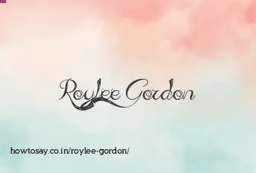 Roylee Gordon