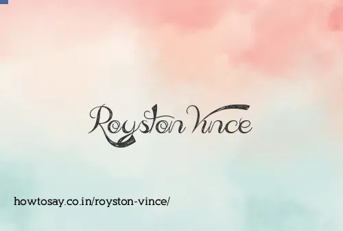 Royston Vince
