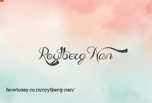 Roytberg Nan