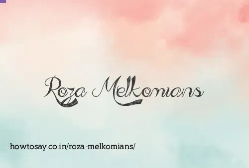 Roza Melkomians