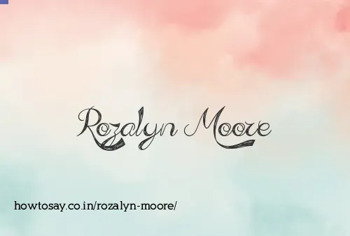 Rozalyn Moore
