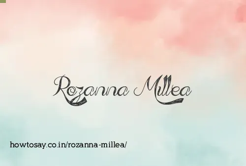 Rozanna Millea