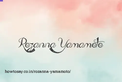 Rozanna Yamamoto