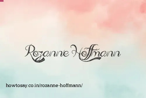 Rozanne Hoffmann