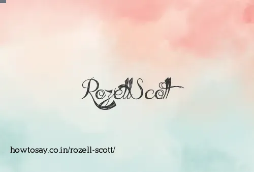 Rozell Scott