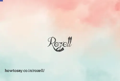 Rozell