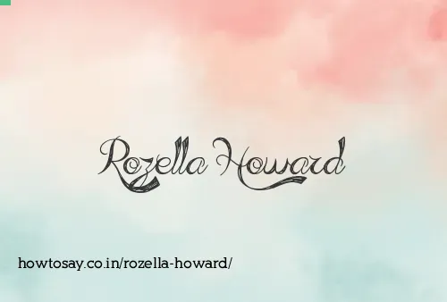 Rozella Howard