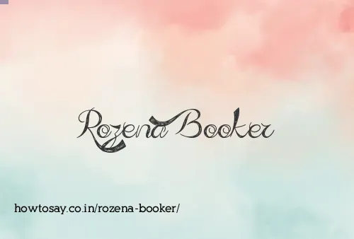 Rozena Booker