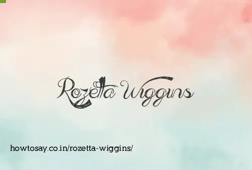 Rozetta Wiggins