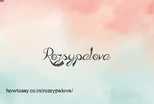 Rozsypalova