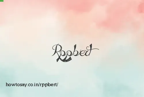 Rppbert