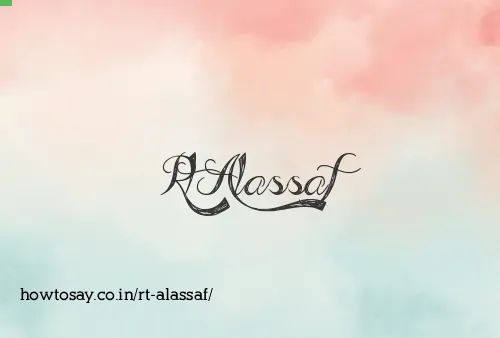 Rt Alassaf