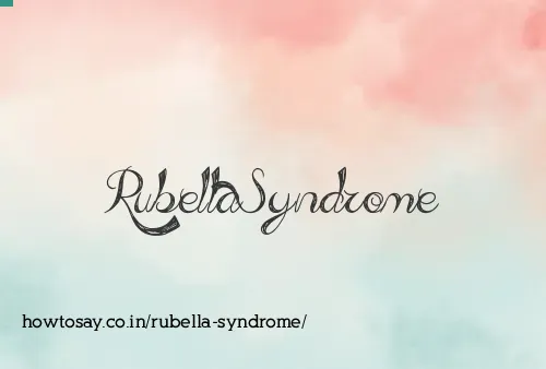 Rubella Syndrome