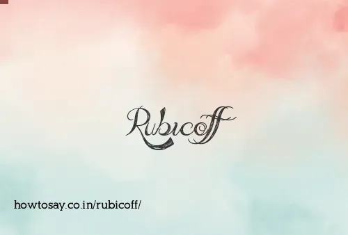 Rubicoff