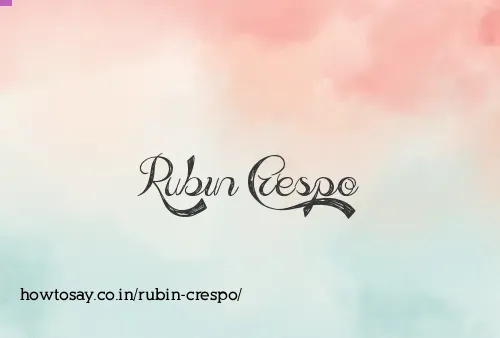 Rubin Crespo