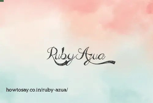 Ruby Azua