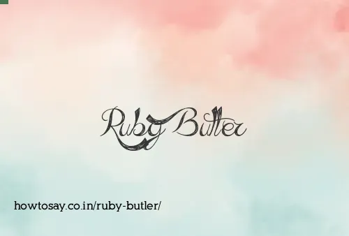 Ruby Butler