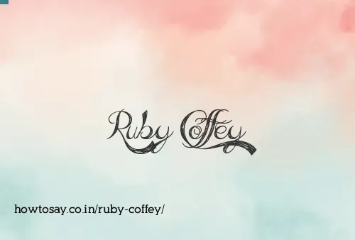 Ruby Coffey
