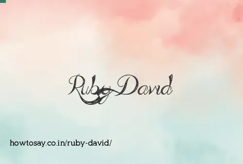 Ruby David