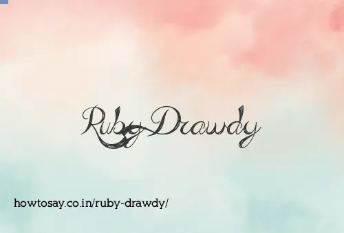 Ruby Drawdy