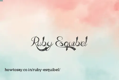 Ruby Esquibel