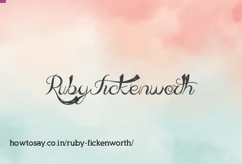 Ruby Fickenworth