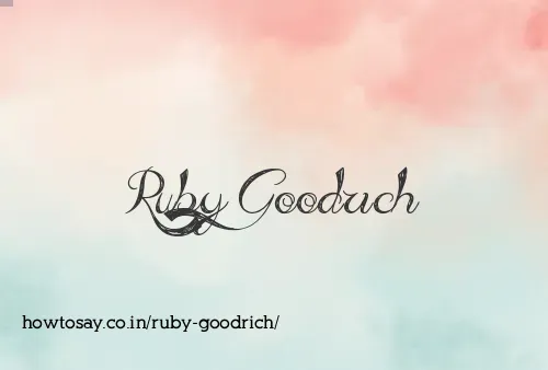 Ruby Goodrich