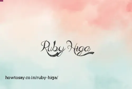 Ruby Higa