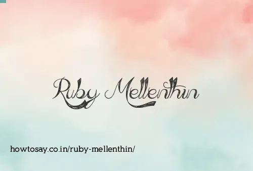 Ruby Mellenthin