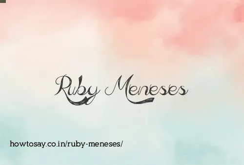 Ruby Meneses