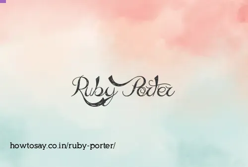 Ruby Porter