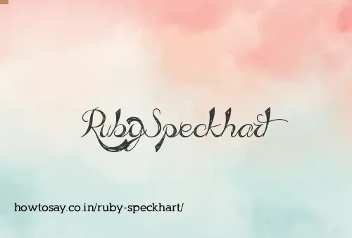 Ruby Speckhart