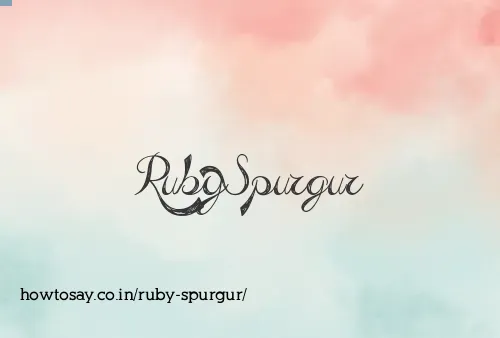 Ruby Spurgur