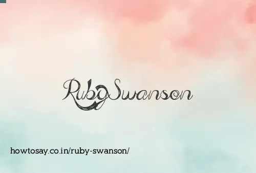Ruby Swanson